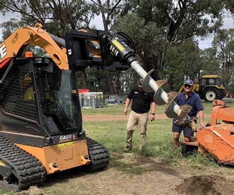 skid steer attachments for food plots|skid steer auger attachments.